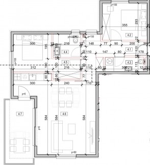 Novogradnja: 3 soban stan Čiovo (Okrug Gornji) 79,60 m2 + VPM, S4