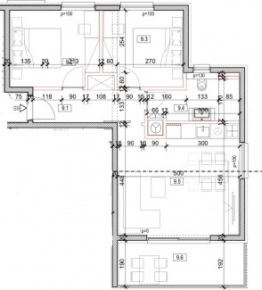 Novogradnja: Penthouse Čiovo (Okrug Gornji) 63,11 m2 + VPM, S9