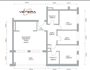 4 soban stan 105 m2 sa dva garažna mjesta Vrbje (novogradnja)