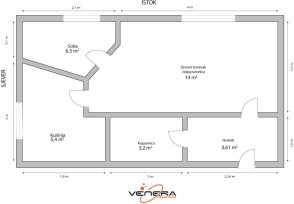 2 soban stan 35 m2 Stenjevec
